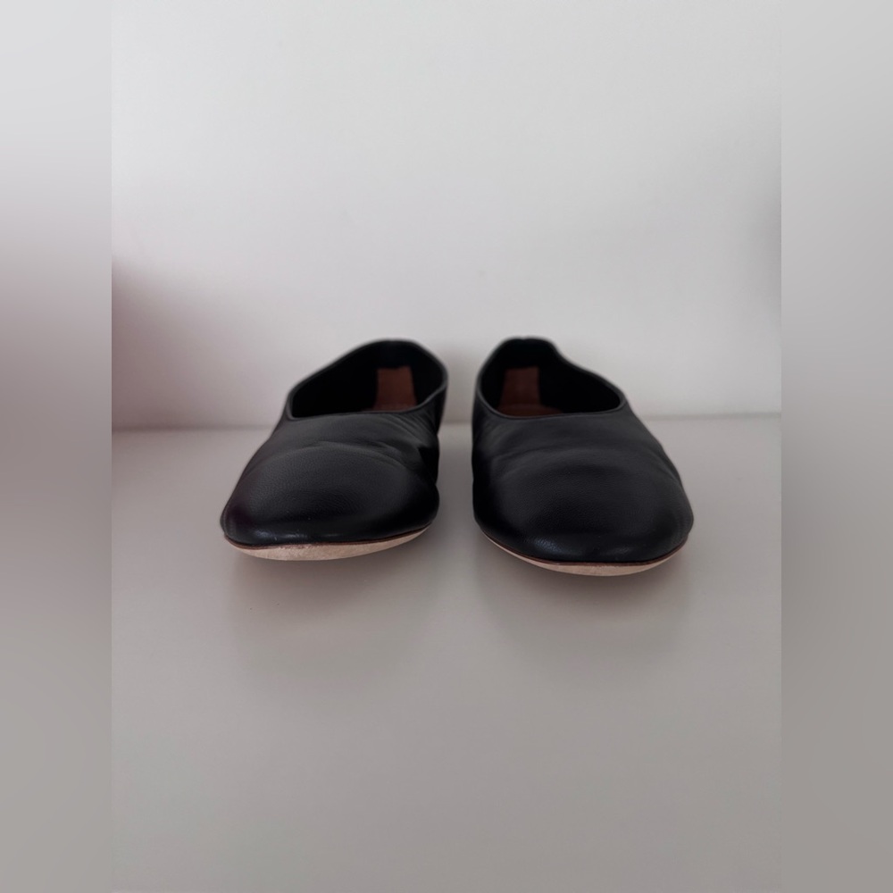 $350 STAUD Alba Black Soft Leather Ballet Flats Shoes Size 37 7 New in Box NIB 6 - Picture 8 of 14